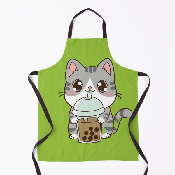 Item preview, Adorable cat drinking bubble tea, so cute and fun designed and sold by Nicoladenisa71.