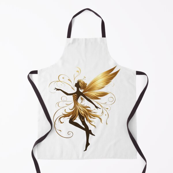 Item preview, Golden Fairy Silhouette designed and sold by ZanyPaintbrush.