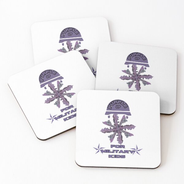 Item preview, Purple Up Support Military Kids Copper Crystal Design Month of the Military Child designed and sold by ArtDesignTp.