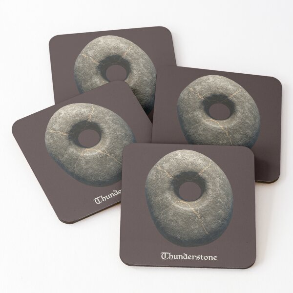 Item preview, Thunderstone. (WHITE TEXT) KCD. Kingdom come and deliver us from the ultimate power of the thunderstone. designed and sold by Space Hyenas.