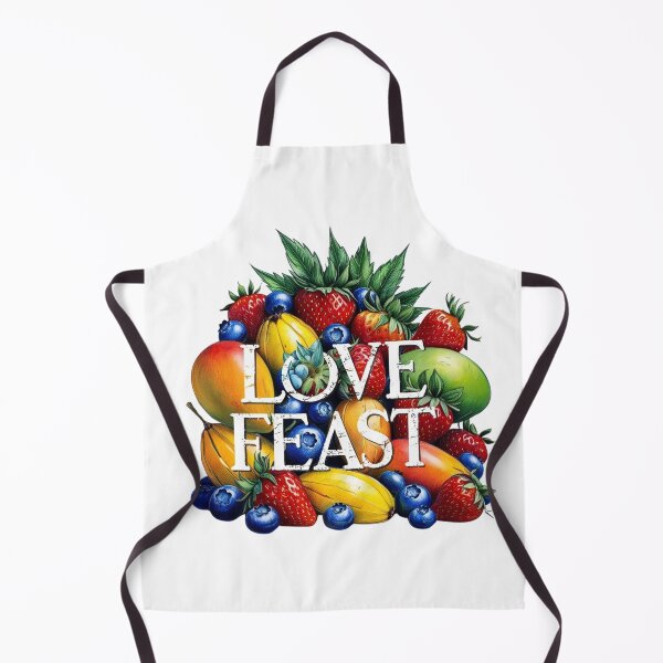 Item preview, LOVE FEAST, colorful fruits and berries designed and sold by Faithloveshop.