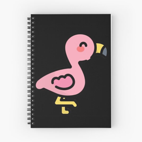 Item preview, Pink flamingo standing on one leg, smiling so bright designed and sold by Nicoladenisa71.