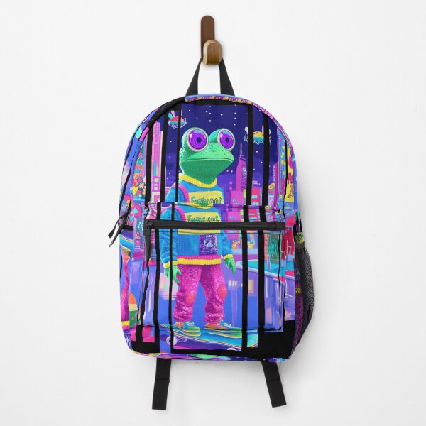 Item preview, Easter Reboot 2099 – Neon Frog Skater Drop | イースター・リブート2099:ネオンスケーター・フロッグ designed and sold by Void & Valor.