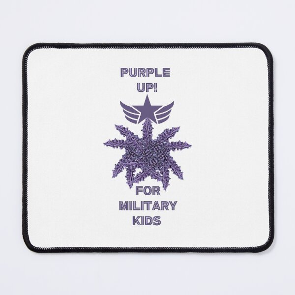 Item preview, Purple Up Support Military Kids Copper Crystal Design Month of the Military Child designed and sold by ArtDesignTp.