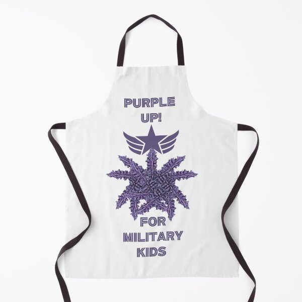 Item preview, Purple Up Support Military Kids Copper Crystal Design Month of the Military Child designed and sold by ArtDesignTp.