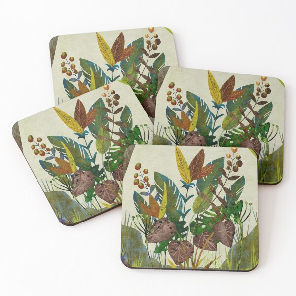 Item preview, Fall colored plants in an angled frame designed and sold by Artsiefartsiejo.