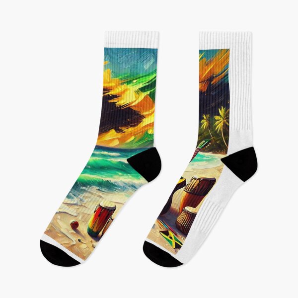Item preview, Jamaican Flag (Beach) designed and sold by Intriguing Designs.