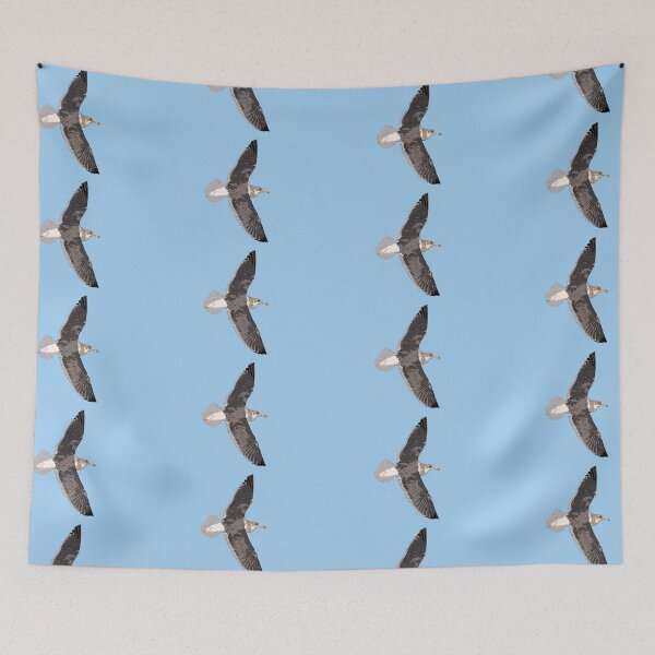 Item preview, Slaty-backed Gull Flying Color Design  designed and sold by designsasstultd.