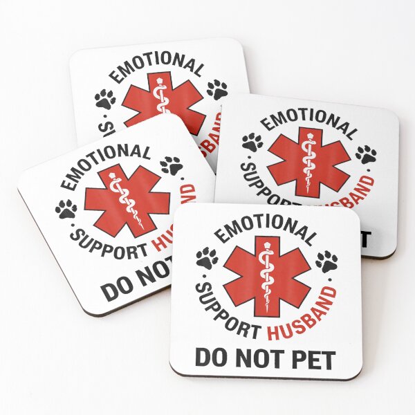 Item preview, Dad Emotional Support Husband Do Not Pet designed and sold by FantasyFablesC.