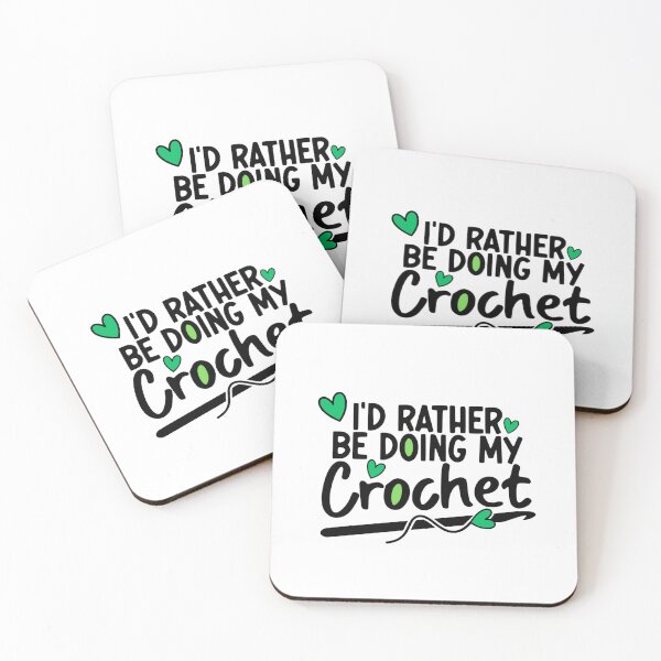 Item preview, I'D Rather Be Doing My Crochet designed and sold by AMDesignsNYC.