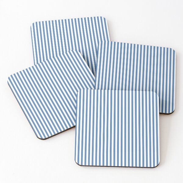 Item preview, Stripes in Medium Blue designed and sold by InkyOdyssey.