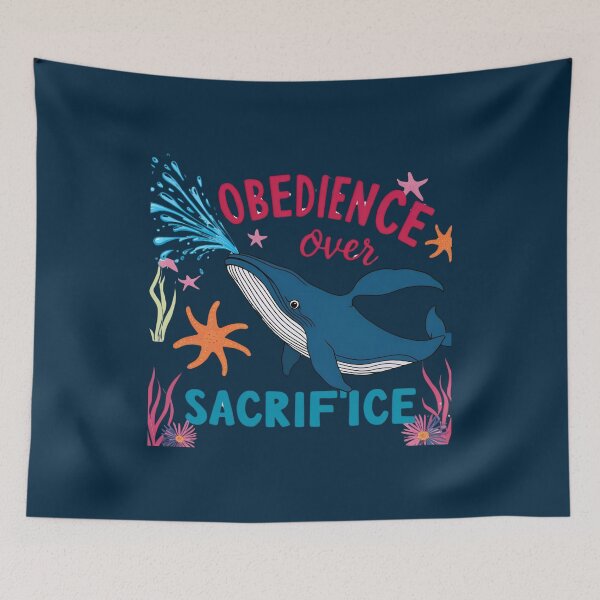 Item preview, Obedience Over Sacrifice  designed and sold by BlessedHandsDesigns.