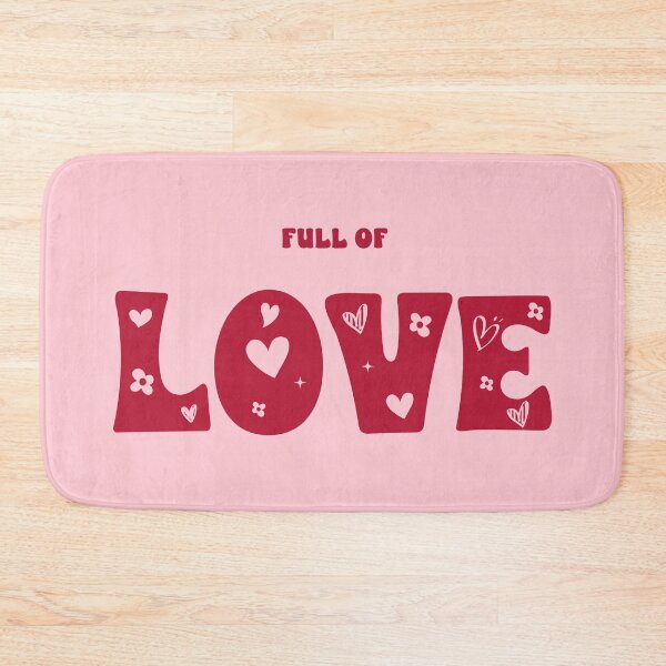 Item preview, Full of Love: A Heartfelt Lettering Design, Unique designed and sold by villacreativa.