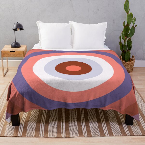 Item preview, Concentric Circles in Light Brown, White and Blue designed and sold by KaSaPo.
