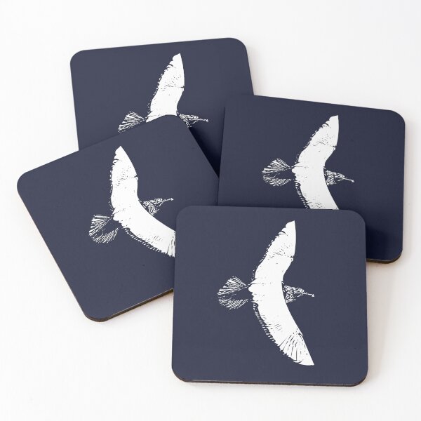 Item preview, Slaty-backed Gull Flying White Design  designed and sold by designsasstultd.