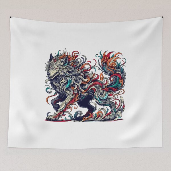 Item preview, Mythical Wolf designed and sold by DogArtGallery.