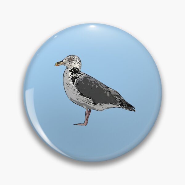 Item preview, Slaty-backed Gull Black Alternate Design  designed and sold by designsasstultd.