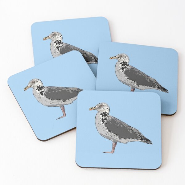 Item preview, Slaty-backed Gull Black Alternate Design  designed and sold by designsasstultd.