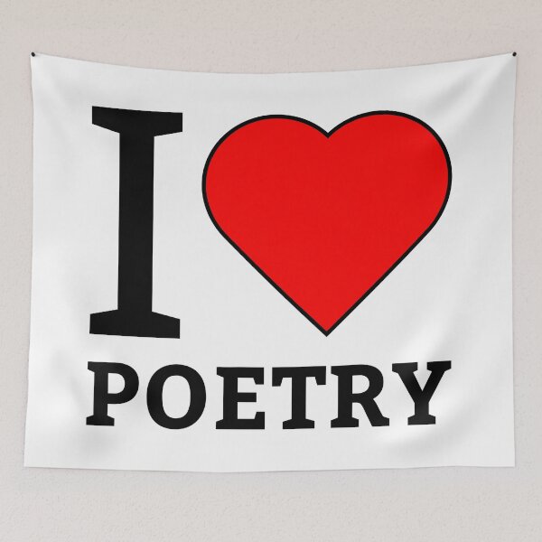 Item preview, I love poetry    designed and sold by Rachel the Artist .