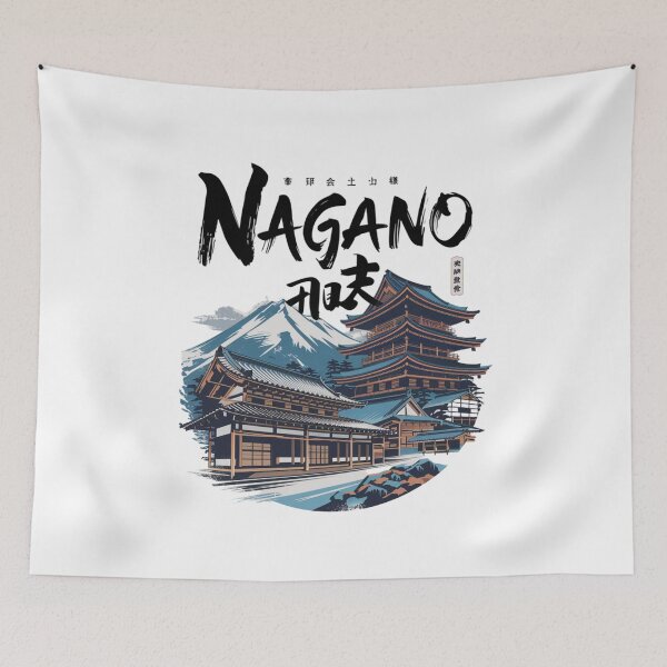Item preview, Nagano – Vintage Mountain Retreat designed and sold by SignumShop.