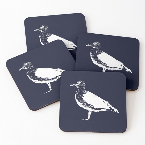 Item preview, Slaty-backed Gull White Design  designed and sold by designsasstultd.
