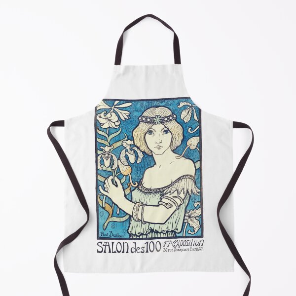 Item preview, Vintage lady Exhibition poster Paul Berthon. designed and sold by Shoot-The-Moon.