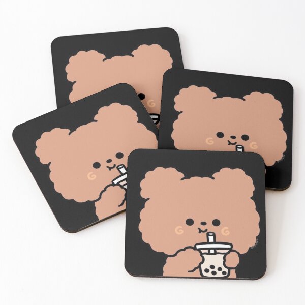 Item preview, Cute little bear drinking bubble tea, so adorable designed and sold by Nicoladenisa71.