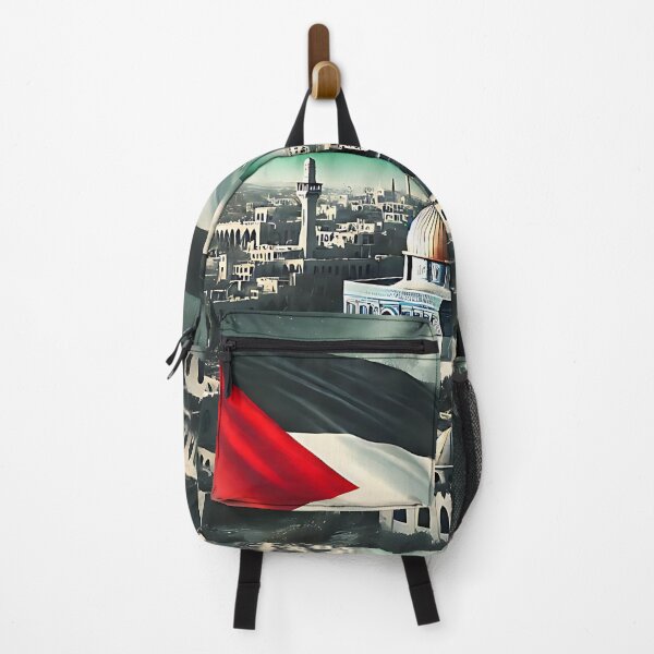 Vista previa del artículo con la obra «Bandera palestina», diseñado y vendido por Intriguing Designs.