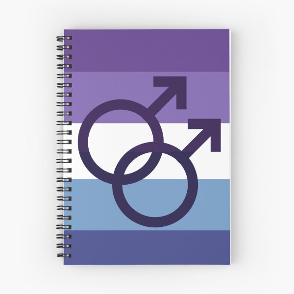 Item preview, purple blue gay man flag (5-stripes, w/ mars symbol) designed and sold by suitedevilz.