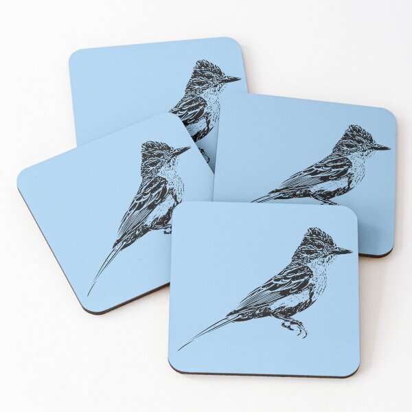 Item preview, Brown-crested Flycatcher Black Design  designed and sold by designsasstultd.