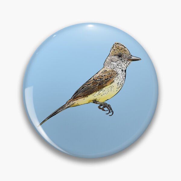 Item preview, Brown-crested Flycatcher Black Alternate Design  designed and sold by designsasstultd.