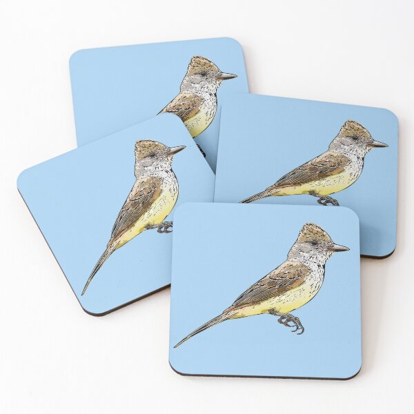 Item preview, Brown-crested Flycatcher Black Alternate Design  designed and sold by designsasstultd.