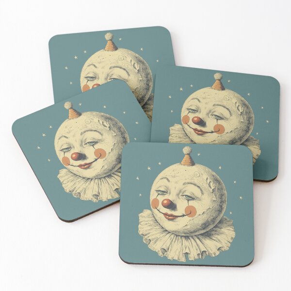 Item preview, Vintage Moon Clown designed and sold by RoseoftheWild.