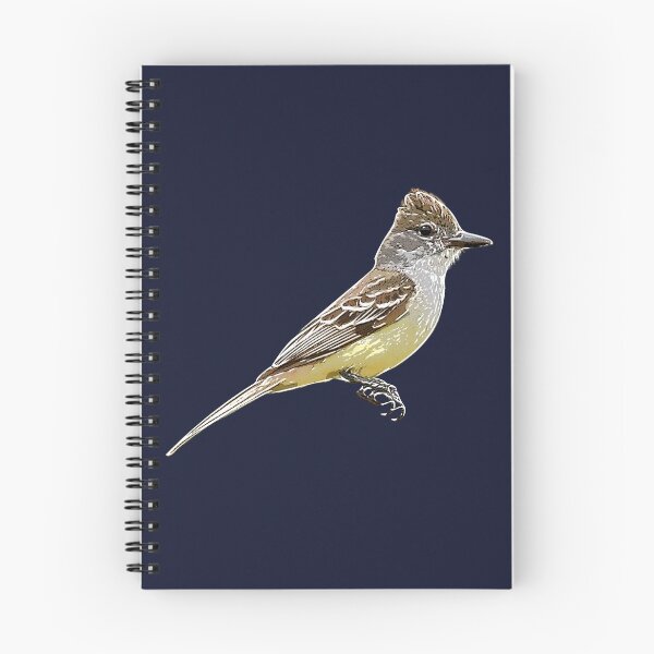 Item preview, Brown-crested Flycatcher White Alternate Design  designed and sold by designsasstultd.