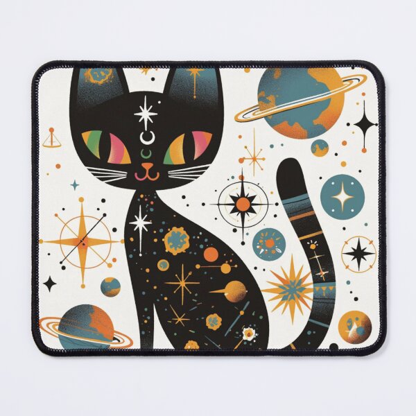 Item preview, Atomic retro cat designed and sold by MendaciousMina.