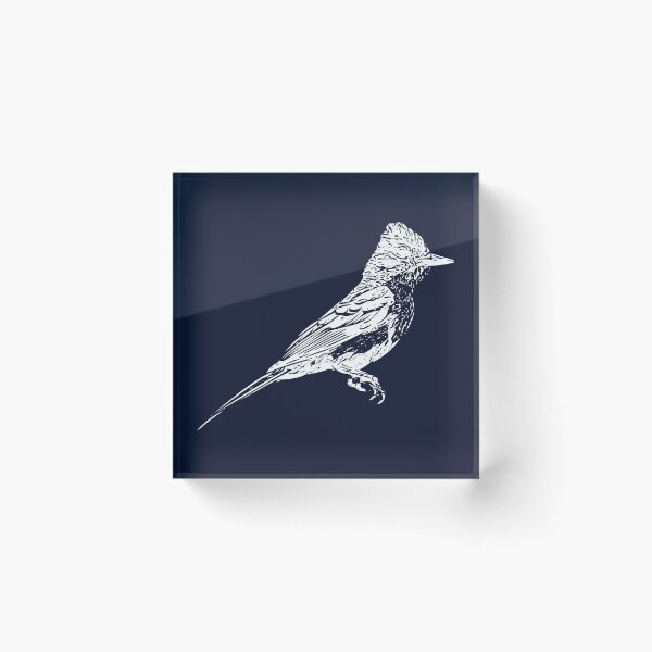 Item preview, Brown-crested Flycatcher White Design  designed and sold by designsasstultd.