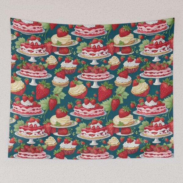 Item preview, Strawberry Shortcakes With Whipping Cream Frosting And Fresh Strawberries designed and sold by CarrollGene.