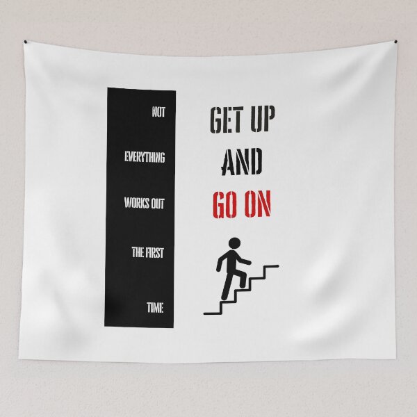 Item preview, Get up and go on not everything works out the first time, stairs designed and sold by silent-violin.