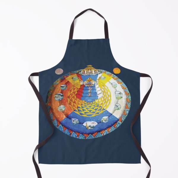 Item preview, Flat Earth Mount Meru Buddhist Mandala designed and sold by teenugs.
