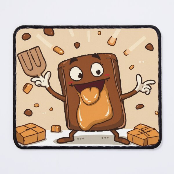 Item preview, Happy Chocolate Caramel Cartoon Art designed and sold by TreatLLC.