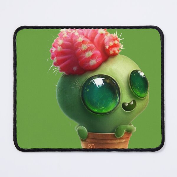 Item preview, Cute smiling cactus with big eyes in a pot designed and sold by Nicoladenisa71.