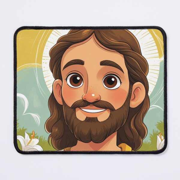 Item preview, Cartoon Jesus – Whimsical Faith-Based Design designed and sold by Kingdom-Mindset.