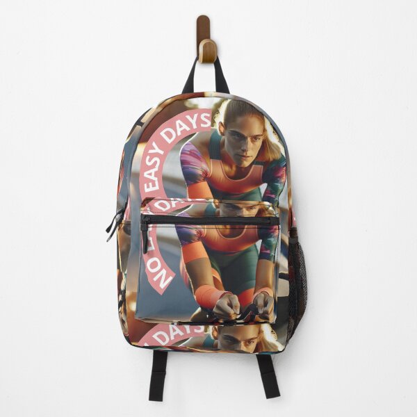 Item preview, No Easy Days – Motivational Cycling Triathlon Design designed and sold by Triathlongram.