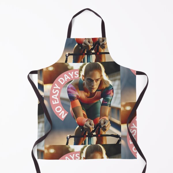 Item preview, No Easy Days – Motivational Cycling Triathlon Design designed and sold by Triathlongram.