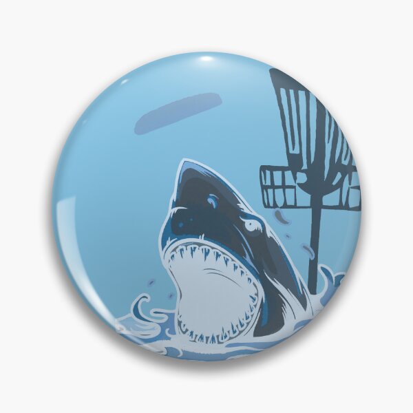 Item preview, Disc Golf Basket Watch Out For Sharks designed and sold by teenugs.