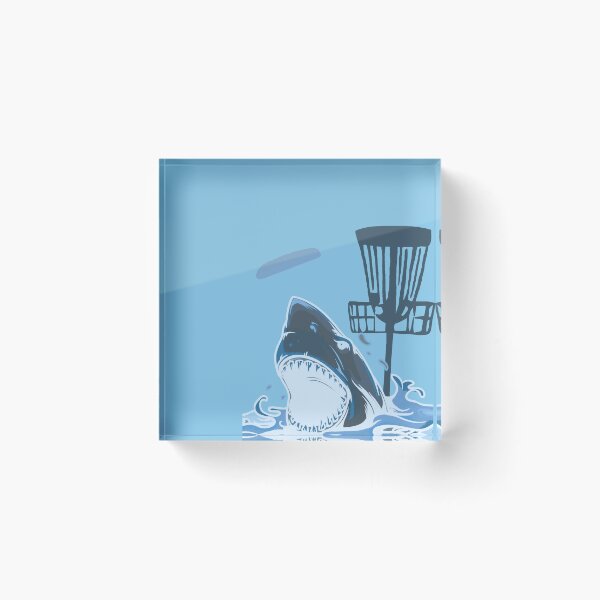 Item preview, Disc Golf Basket Watch Out For Sharks designed and sold by teenugs.