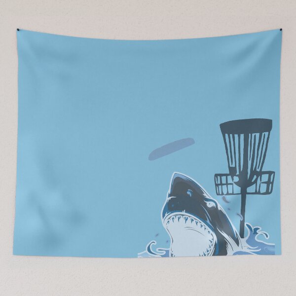 Item preview, Disc Golf Basket Watch Out For Sharks designed and sold by teenugs.