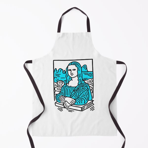 Item preview, Pop Art Mona Lisa Print - Keith Haring Inspired Wall Art - Vibrant Graffiti Style Decor - Contemporary Street Art Poster designed and sold by Koolzilla.