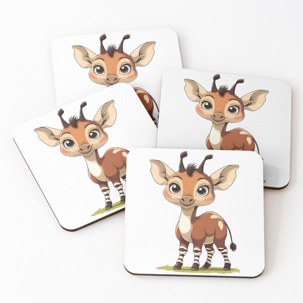 Item preview, Cartoon Illustration Of Okapi designed and sold by DomTeesHaven.