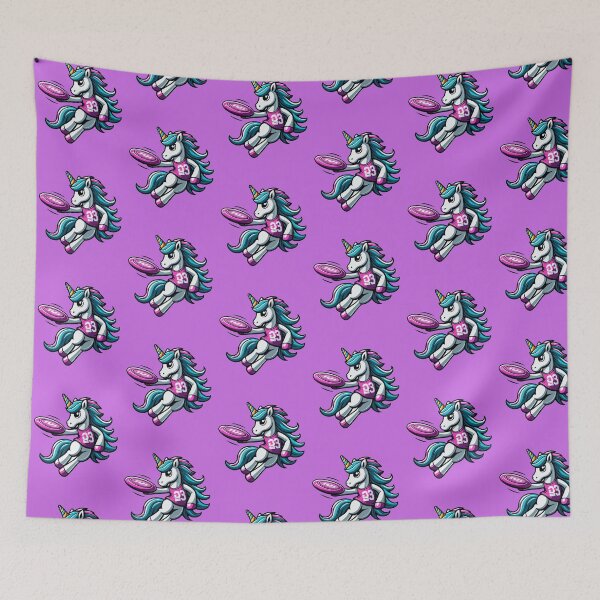 Item preview, Unicorn Playing Ultimate Frisbee designed and sold by McThingummy.